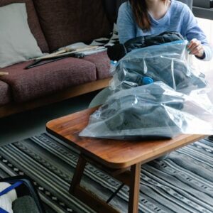 Vacbird rechargeable wireless pump travel storage bags set portable space saver bags for travel home vacuum compression packing seal for clothes blankets seasonal storage 15 c featured